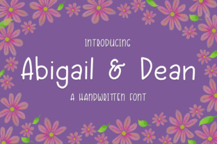 Abigail Dean: The Handwritten Font for Polished Brand Identity