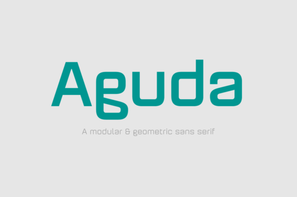 Aguda Family: The Geometric Sans Serif for High-Impact Campaigns