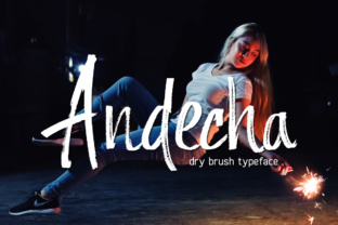 Andecha: The Hand Brushed Font for Modern Web Design
