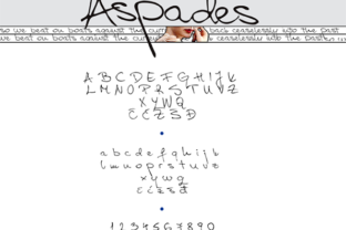 Aspades: A Script Handwritten Typeface for Modern Web Design