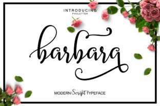 Barbara Script: A Modern Handwritten Calligraphy Font for Branding