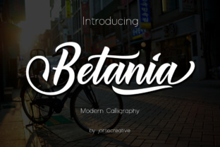 Betania: A Modern Calligraphy Font for Digital Brands