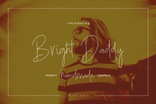 Bright Daddy: A Thin Script Handwritten Font Review
