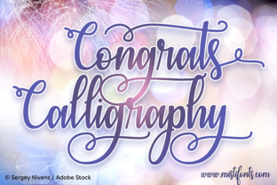 Congrats Calligraphy: The Festive Typeface for Scroll-Stopping Campaigns