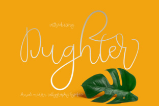 Dughter: A Modern Calligraphy Font for Brand Identity