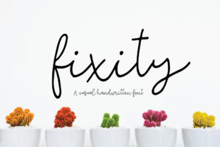 Fixity: The Handwritten Script Font for Scroll-Stopping Campaigns