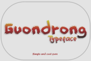 Guondrong: A Decorative Typeface for Modern Digital Branding