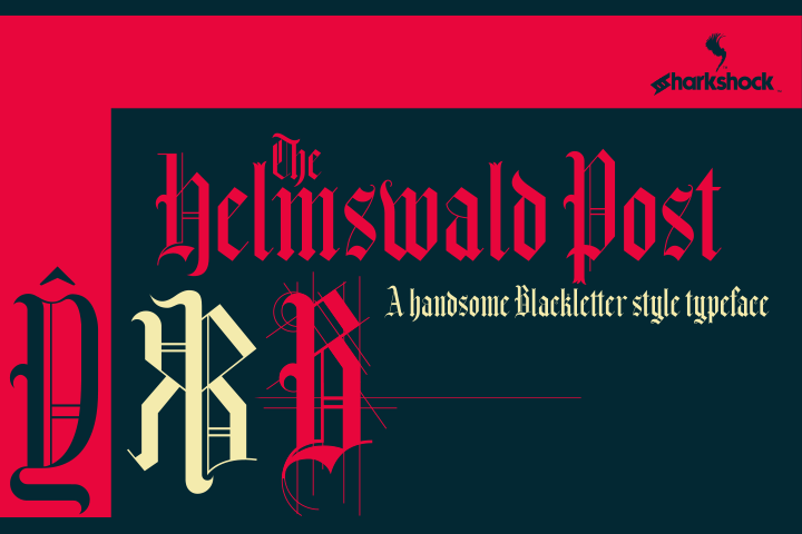 Helmswald Post: A Medieval-Modern Typeface for Makers