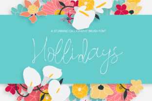 Hollidays: The Thin Handwritten Script Font for Creative Sellers