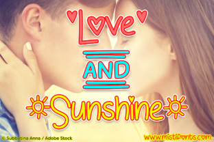 Love and Sunshine: The Handwritten Font That Transforms Your Brand