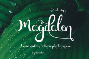 Magdalen: A Modern Calligraphy Font for Elegant Branding