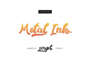 Metal Ink: The Premium Handwritten Typeface for Polished Branding