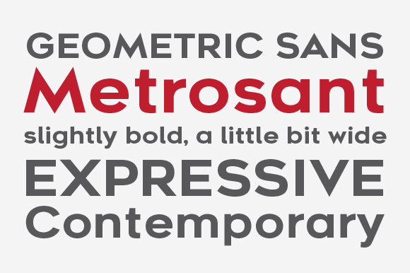Metrosant: The Geometric Sans Serif Font for Modern Crafters