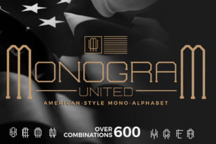 Monogram United Serif Font for Premium Branding