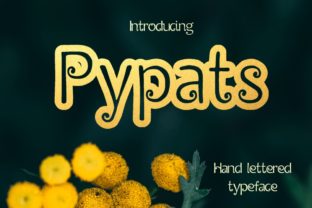 Pypats: A Hand-Drawn Decorative Typeface for Artisan Brands