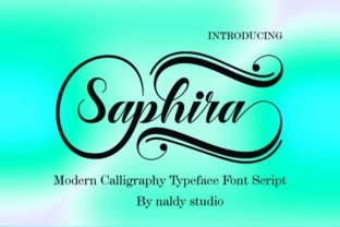 Saphira: The Modern Calligraphy Font for Handmade Brands