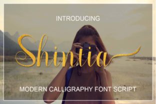 Shintia: A Modern Calligraphy Font for Digital Branding