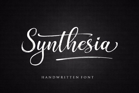 Synthesia: A Premium Handwritten Typeface for Modern Branding