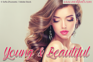 Young and Beautiful: An Elegant Calligraphy Font for Branding